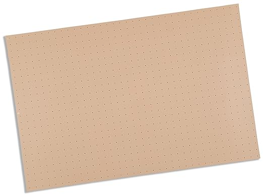 Rolyan Splinting Material Sheets, Polyflex II, Beige, 1/8" x 18" x 24", 1% Perforated, 4 Sheets