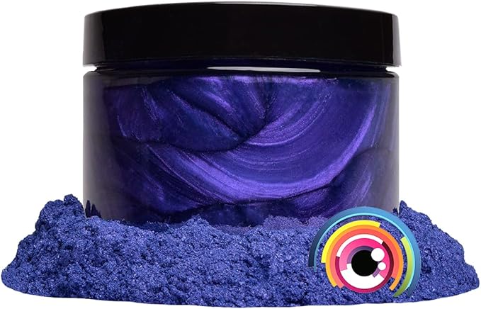 Eye Candy Pigments Premium Purple Mica Powder - Purple Jam (50gr) - for Epoxy, Resin, Soap, Paint, Woodworking, Acrylic Pouring, Bath Bombs, Fishing Lures - DIY Arts and Crafts Additive