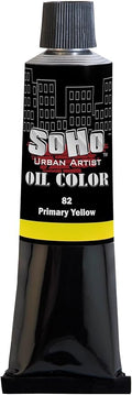 Soho Urban Artist Oil Paint - Primary Yellow, 170 ml Tube - Best Valued Oil Colors for Painting, Excellent Pigment Load