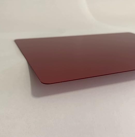 Metal Engraving Blanks for Etching w/Silhouette Cameo 4 Pro Plus, Brother Scan and Cut, Maker, Explore Air 2 or Laser Engraving Blanks - Anodized Aluminum Sheet Metal & Plates for Crafting- 10 Pack