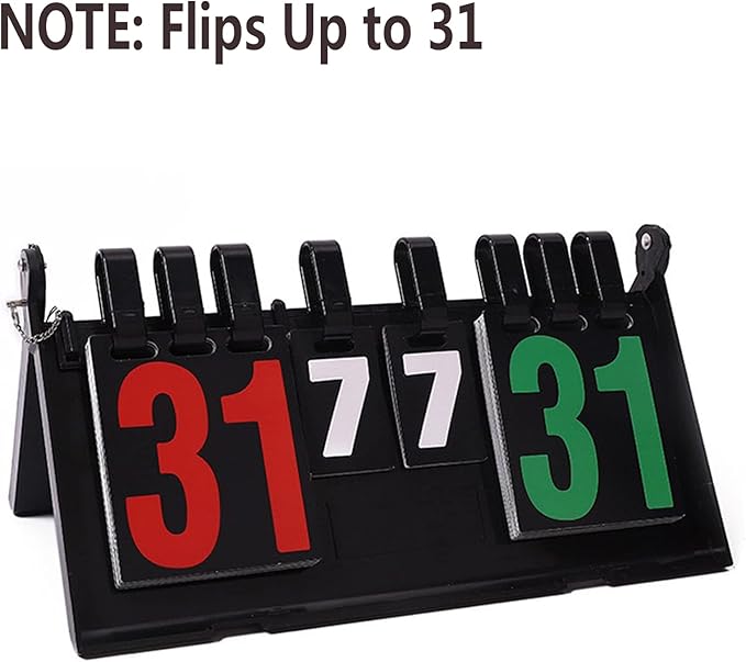 Portable Digital Scoreboard, Ping Pong Score Keeper Scoreboard for Tennis Soccer Football Sports, Sports Supplies Score Board for Games, Best Coaches Gifts Idea for Men, Boys