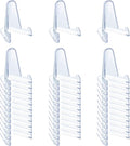 36 PCS Acrylic Display Holder Clear Display Easel Stands for Coins Capsules Phone Medals Stones Cards (Medium)