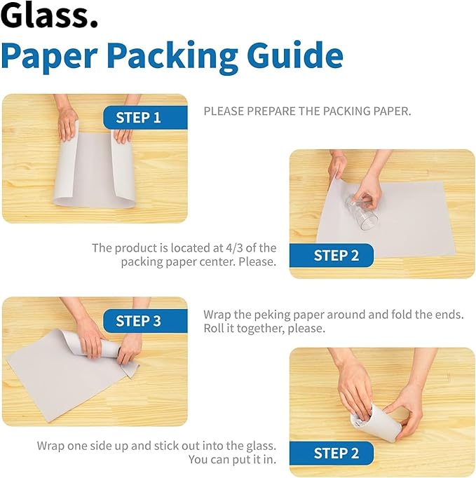 HANA PAPER 30.5" x 17" Large Size (150 sheets, 5.5lb) Packing Paper Sheets for Moving, A grade of Newsprint paper for wrapping, storage, shipping. Box packaged. Ideal for wrap dish, glassware.