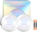 Ownest 2 Pcs Neon Chrome Nail Powder, Unicorn Chrome Nails Glitter Pigment, Aurora Iridescent Powder Pigment for Nails, Opal Pearl Mica Powders, Chameleon Pearl Manicure Pigment