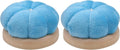 Uxney Pin Cushion,Wooden Sewing Pin Cushion Pincushion Needle Cushion for Sewing Quilting Needlework DIY Crafts(Sky Blue,2 PCS)