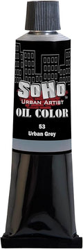 Soho Urban Artist Oil Paint - Urban Grey, 170 ml Tube - Best Valued Oil Colors for Painting, Excellent Pigment Load