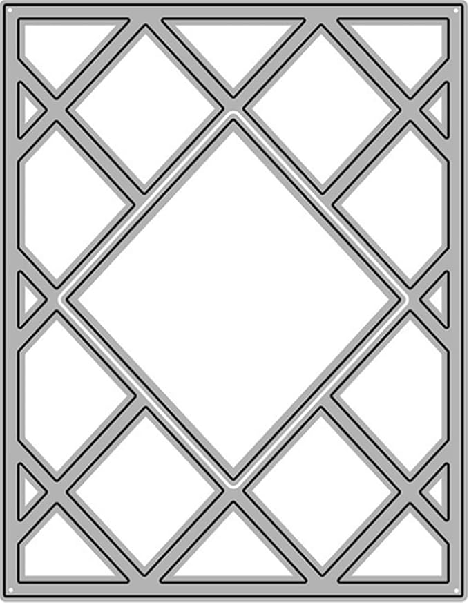 Mvchifay Cutting Dies for Card Making Metal Die-Cuts Scrapbooking Tool Hollow Frame DIY Craft Punch Template Embossing for Paper Album Decor (Style-A)