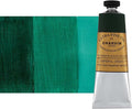 Charvin Extra Fine Oil Paint, Imperial Green 60 mL - Triple-Milled, Rich Texture, Poppy Oil-Based, Light-Fast, Handmade, Archival Quality