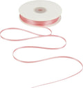 HUIHUANG 1/8 inch Blush Pink Satin Ribbon, 100 Yards Roll, Luxurious Double Face Satin, Polyester, Multi-purpose Occasions, Gift Wrapping, DIY Bows, Decoration, Sewing, Invitations