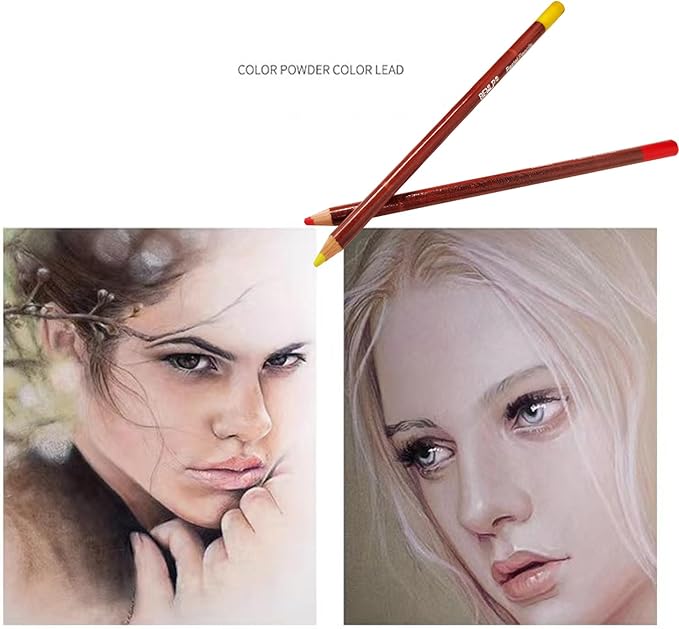 BEMLP 12 Non-toxic Professional Soft Pastel Pencils Drawing Sketches Colored Pencils For Drawing School Lapices De Colores Stationery