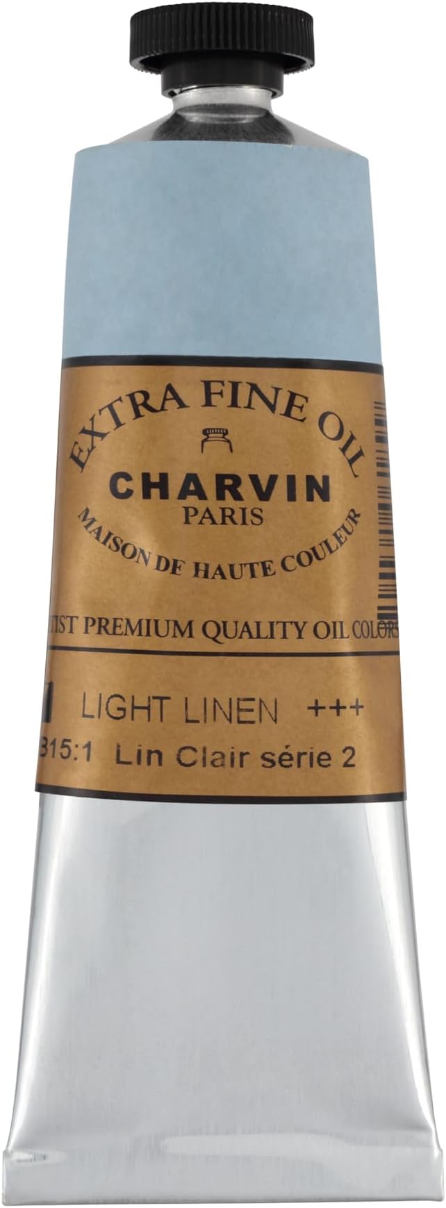 Charvin Extra Fine Oil Paint, Light Linen 60 mL - Triple-Milled, Rich Texture, Poppy Oil-Based, Light-Fast, Handmade, Archival Quality