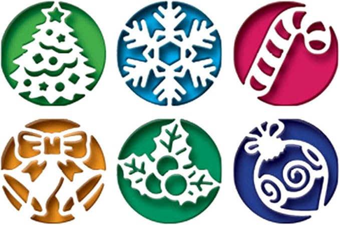 Metal Cutting Dies DIY Merry Christams Embossing Stencil Template Scrapbooking Card Making Mold Photo Album Arts Crafts Tools (Christmas Snowflake Set -10.5×7cm)