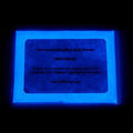 Glow in The Dark Pigment Powder - Neutral and Fluorescent Color for Art Painting, Fine Art, Nail Art Paint, and DIY Crafts - Long Lasting, 10+ Color Options - Fluorescent Blue - (60 Grams/ 2.12 oz)