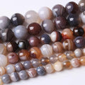 32PCS 12MM Red Coffee Agate Beads-Multicolo Stone Beads Energy Healing Beads for DIY Jewelry Bracelet Necklace Making for Jewelry Making15Inch