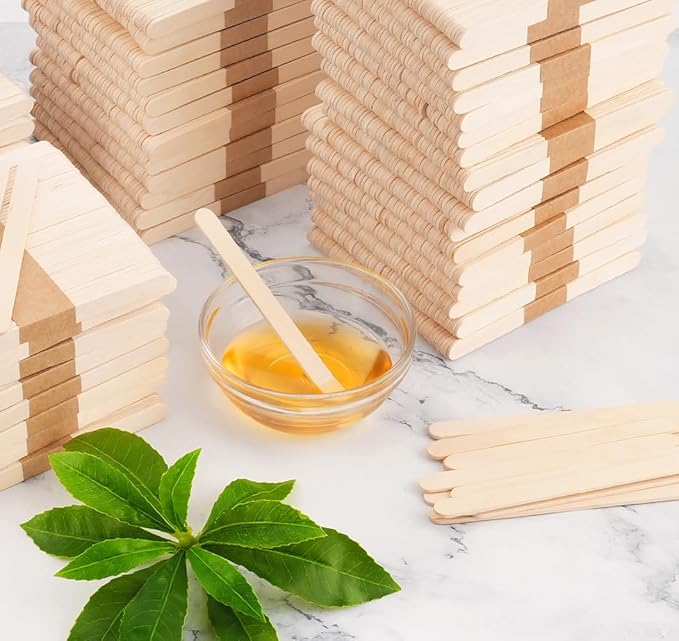 3000 Pcs Popsicle Sticks for Crafts 4.5 Inch Craft Sticks Bulk Ice Cream Sticks Natural Wood Popsicle Stick for food, or Waxing Sticks for Hair Removal and DIY Wood Crafts for Home Art Projects (3000)
