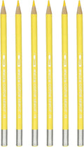 PATIKIL Watercolor Pencil, 6Pcs Water Soluble Pencils for Blending, Coloring, Sketch Drawing, Painting, Light Yellow