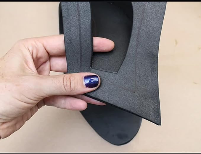 Labzhang Black EVA Foam Cosplay, 1 Piece of 2mm Craft Foam,Cosplay Foam, 14" x 39" Ultra-high Density 80 kg/m3 EVA Foam Sheets