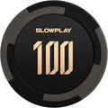 SLOWPLAY Godel Clay Poker Chips, 14 Grams Heavyweight Clay Composite, 40mm Large Chips in Bulk, Pack of 50 with Denomination of 100