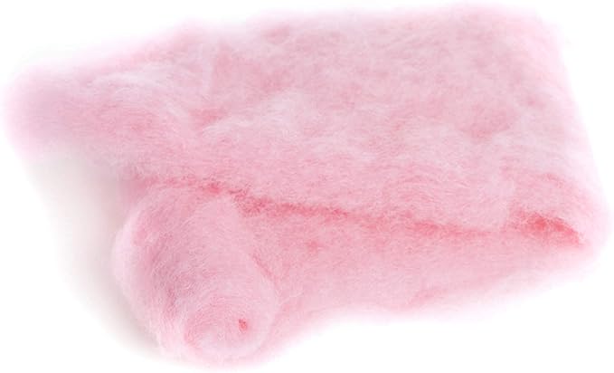 Desert Breeze Distributing Maori Wool Carded Batting, 100% Natural New Zealand Wool Made by DHG in Italy for Needle Felting, 3.5 OZ, 27 Micron, Color Bubblegum Pink