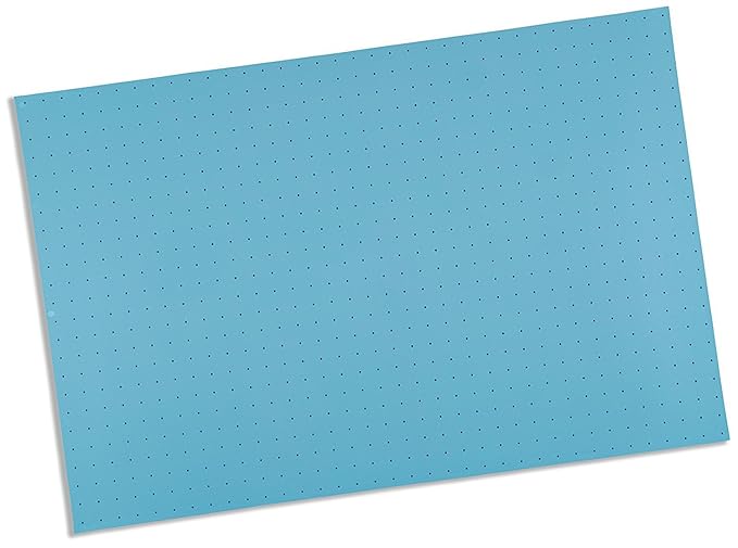 Rolyan Splinting Material Sheets, Polyflex II, Blue, 1/8" x 18" x 24", 1% Perforated, 4 Sheets