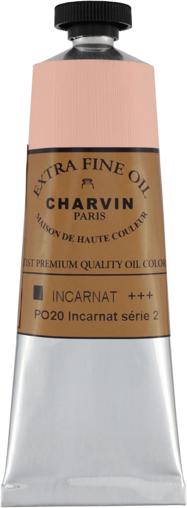 Charvin Extra Fine Oil Paint, Incarnat 60 mL - Triple-Milled, Rich Texture, Poppy Oil-Based, Light-Fast, Handmade, Archival Quality