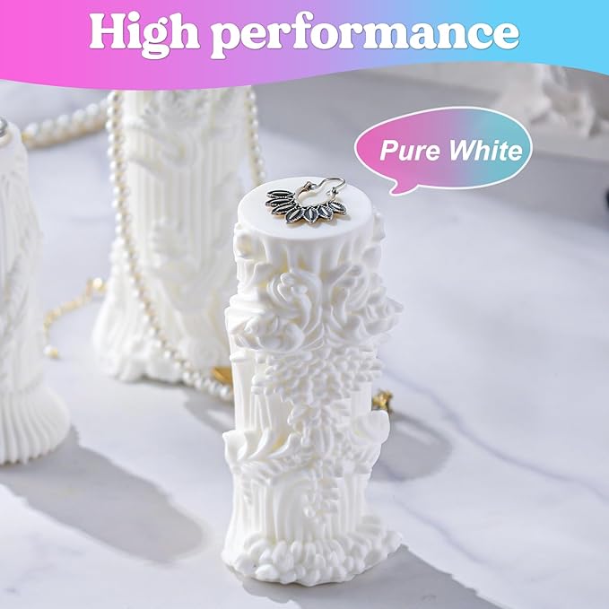 LET'S RESIN Polyurethane Resin, 60oz 2 Part Casting Resin, Fast Cured Resin within 10 Minutes, Ultra Low Viscosity & Low Odor Pourable Liquid Plastic for Casting Models, Prototypes & Other Resin Craft