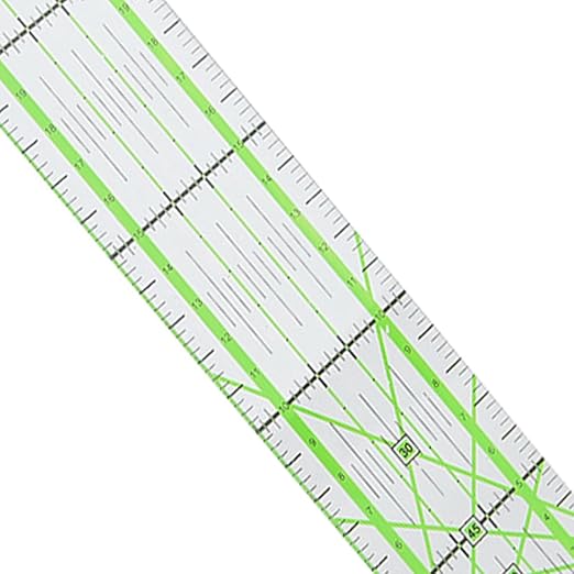 Quilting Rulers, 5 X 30cm Acrylic Sewing Ruler for Easy Cutting
