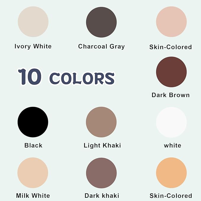 HTVRONT Skin Tone HTV Vinyl Heat Transfer Vinyl Bundle-13 Pack Brown HTV Sheets 10 Assorted Colors Iron on Vinyl with PTFE Sheet