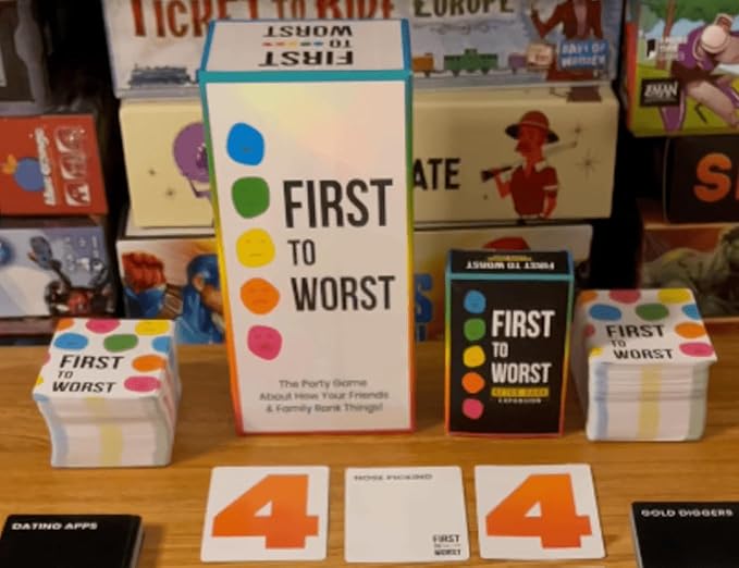Party Game - The Card Game About How Your Friends and Family Rank Things for Kids, Teens, Adults, Families & Fun Parties with Polarizing Priorities