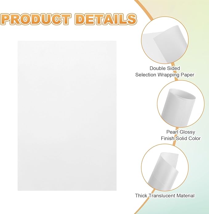 MECCANIXITY 100 Sheet Colored Vellum Paper 4" x 6", 100gsm Translucent Printable Vellum Sheets for Printing Wedding Invitations Inkjet Laser Printer, Silver