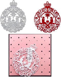 Mvchifay Cutting Dies Happy Birthday Metal Stencils Scrapbooking Tool DIY Emboss Paper Card Making (Pray couples-12.6x10.2cm)