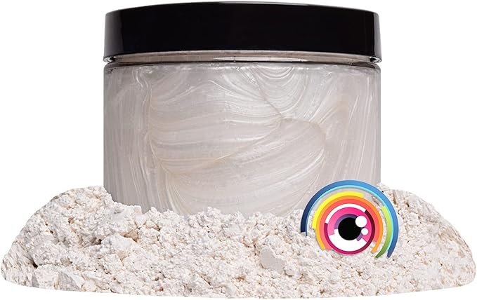 Eye Candy Pigments Premium White Mica Powder - Daigi (50gr) - for Epoxy, Resin, Soap, Paint, Woodworking, Acrylic Pouring, Bath Bombs, Fishing Lures - DIY Arts and Crafts Additive