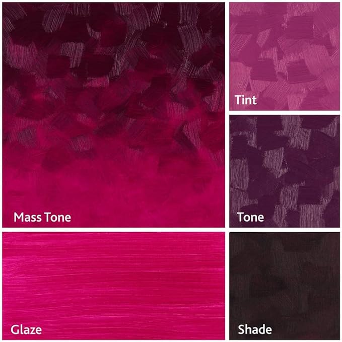 Tusc & Pine Artist Oil Paint - Magenta, 40 ml, Non-Yellowing, Rich & Creamy Consistency, Maximum Pigment Load, Small Batch Milled Oil Paints Made in the USA for Professional Artists