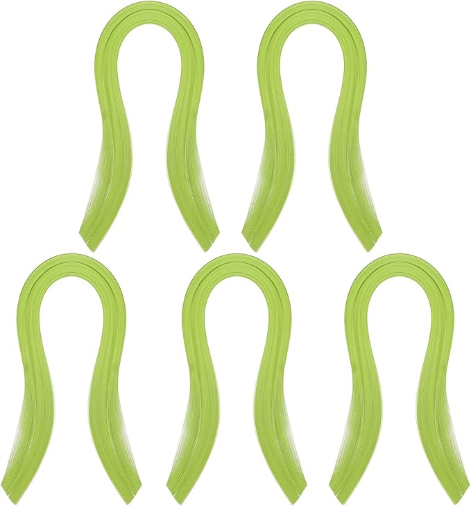 PATIKIL Quilling Strips Paper 600pcs 1.5mm 39cm Origami Paper Quilling Kits for Art DIY Hand Craft Christmas, Lawn Green