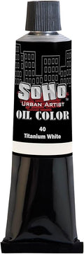 Soho Urban Artist Oil Paint - Titanium White, 170 ml Tube - Best Valued Oil Colors for Painting, Excellent Pigment Load