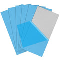 Welding Coupons- 6Pack 6061 T651 Aluminum Sheet Metal 2" X 4" X 0.125Inch Flat Plain Small Aluminum Plate Weld Practice kit for MIG, TIG, Stick, Arc, Gas, Brazing, Welding Practice kit for Beginners
