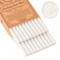 Pearl White Sealing Wax Sticks, WASOHLING 20Pcs Glue Gun Wax Seal Sticks for Wax Seal Stamp, White Wax Seals for Christmas Wedding Invitation Envelope Letter Seals, Craft Adhesive (Mini Size)