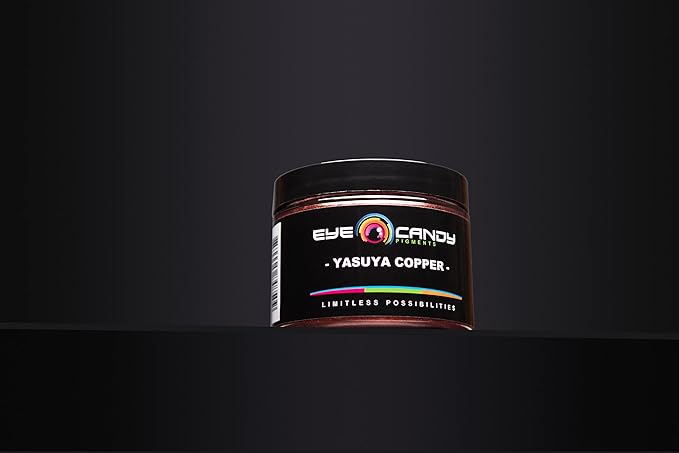 Eye Candy Pigments Premium Copper Mica Powder - Yasuya Copper (25gr) - for Epoxy, Resin, Soap, Paint, Woodworking, Acrylic Pouring, Bath Bombs, Fishing Lures - DIY Arts and Crafts Additive