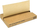 Precut POP UP Deli Paper Sheet Pack of 200, Interfolded Heavy Paper for Food Wrap and Serving (10" x 10-1/2", Kraft）