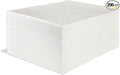 Oil Absorbent Pads, Heavyweight Dimpled Oil Spill Mat for Garage Accessories, Water and Oil Absorbing Pads for Home, Garage, Basement Protection (200 Pcs, White, 15" x 20")