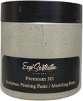 3D Sculpture Painting Paste|Texture Paste|Decorative Plaster|Ready to Use|Unique Metallic Pearl and Neon Colors|Ideal for Artwork|Stencil|Flowers|Texture and Art Relief|6 oz (Granite Stone)