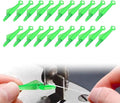 Fish Mouth Sewing Machine Needle Threader,2024 Upgrade Fish Type Needle Threader, Automatic Sewing Needle Threader,Easy Needle Threaders Tool (20 PCS)