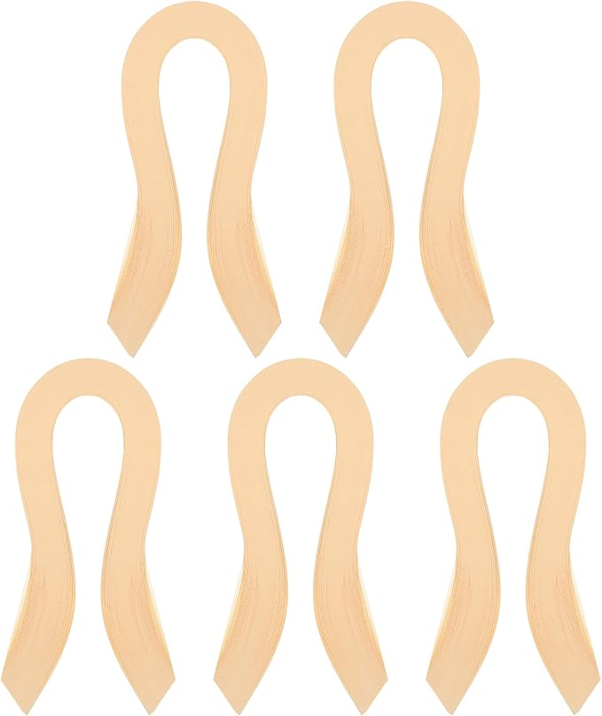 PATIKIL Quilling Strips Paper 600pcs 1.5mm 39cm Origami Paper Quilling Kits for Art DIY Hand Craft Christmas, Beige