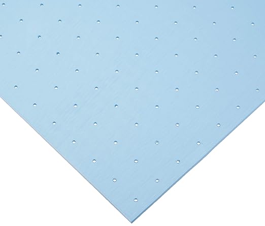 Rolyan Splinting Material Sheet, Polyflex II, Blue, 1/8" x 18" x 24", 1% Perforated, Single Sheet