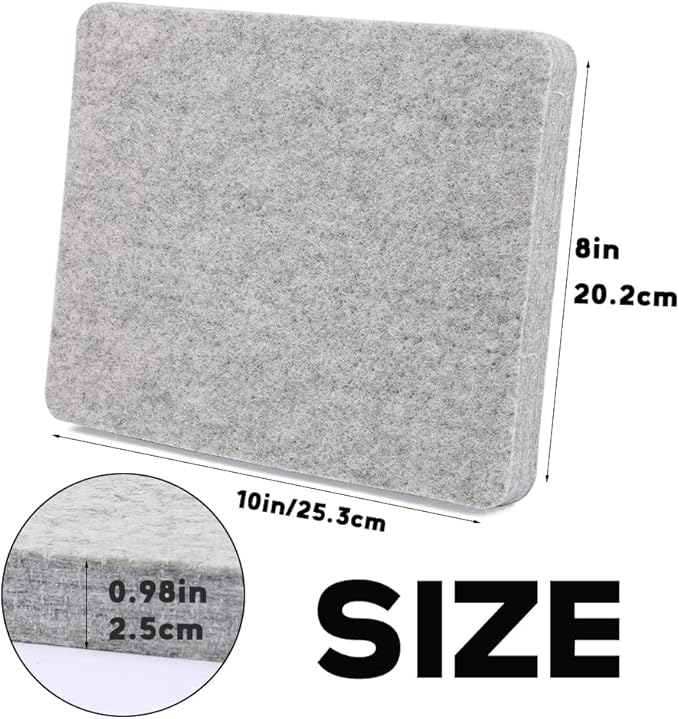 Mayboos Felting Kit with 8"x10" Mat, Needles for Wool & Leather Guards