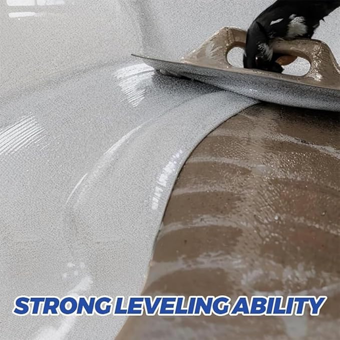 Louis Forest Epoxy Floor Paint, High-Gloss Marble Effect Epoxy Floor Coating (Light Gray,1pcs)