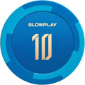 SLOWPLAY Godel Clay Poker Chips, 14 Grams Heavyweight Clay Composite, 40mm Large Chips in Bulk, Pack of 50 with Denomination of 10