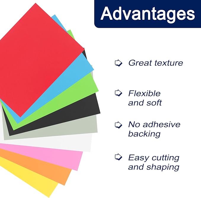 MECCANIXITY Foam Sheets Crafts 19x19 Inch 1mm EVA Craft Foam Paper Foam Sheets for Crafts Projects DIY Cosplay Modeling, Gold