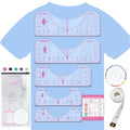 Vowlove Tshirt Ruler Guide for Cricut Heat Press, Shirt Measurement Tool Vinyl Alignment Placement Center Design DTF Template Left Pocket Logo, Sublimation Accessories Iron on HTV Heat Transfer Vinyl