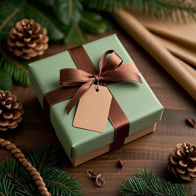 Kraft Paper Gift Tags,200PCS Craft Hang Tags with Free 200PCS Natural Jute Twine for DIY Wedding Holiday Present(Brown)